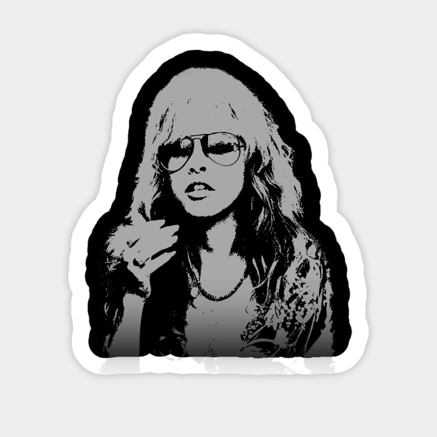 Stevie Nicks Vintage Sticker by Tamie